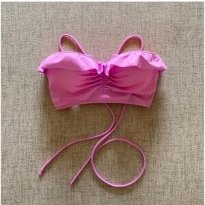 🪞 NEW VS ruffle trim corset push up swim bra bikini top 32b